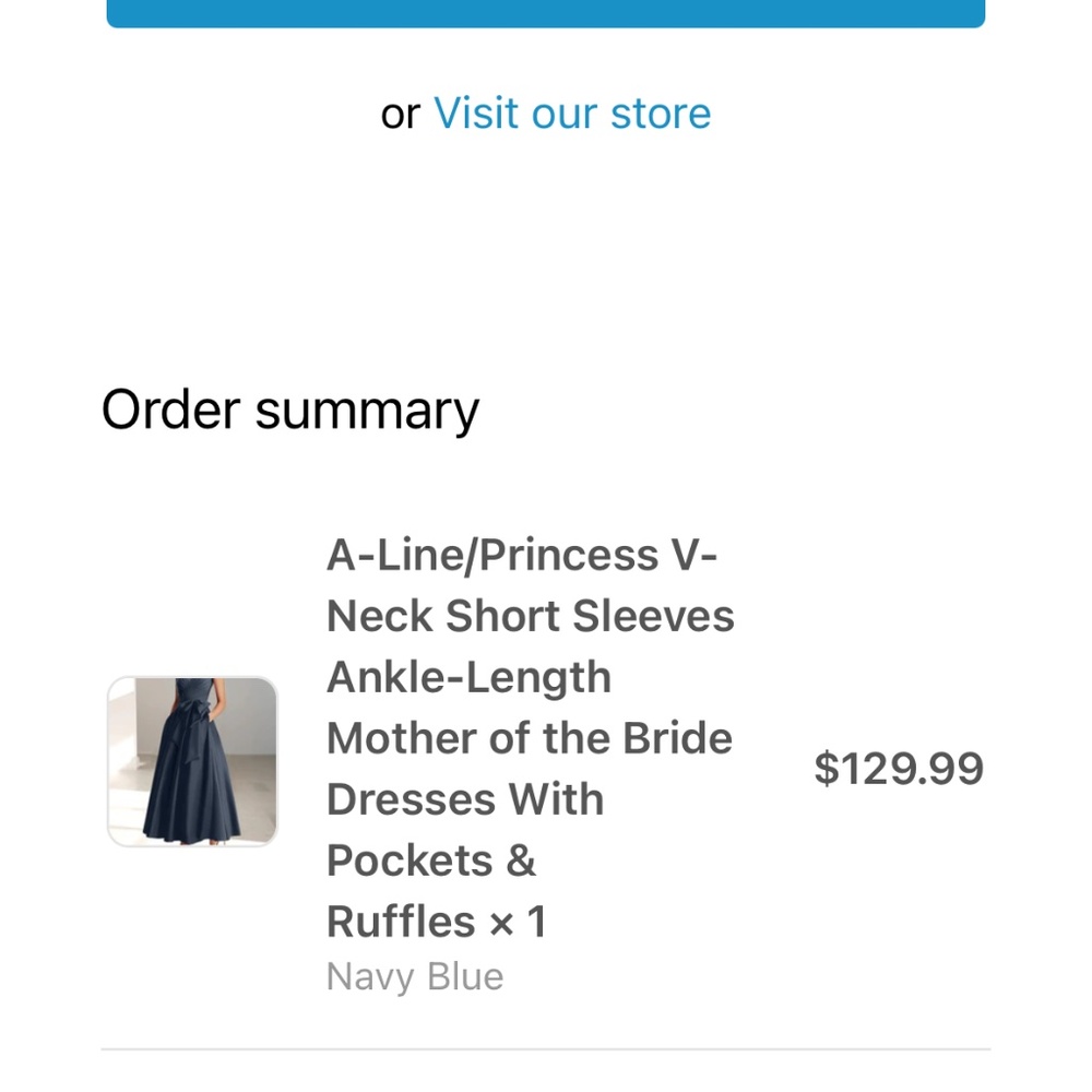 MONDRESSY navy dress